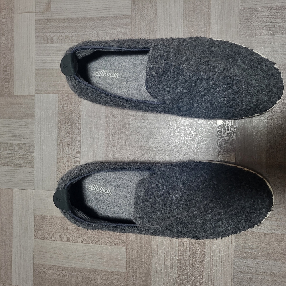 .Allbirds Gray Wool Fluffy Loungers. W11 - Picture 4 of 8